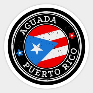 Aguada Puerto Rico Puerto Rican Pride Flag Sticker